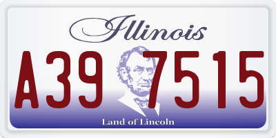 IL license plate A397515