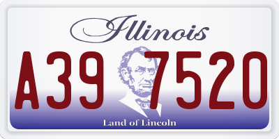 IL license plate A397520
