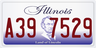 IL license plate A397529