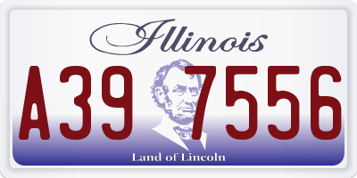 IL license plate A397556