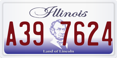 IL license plate A397624