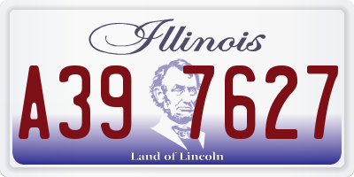 IL license plate A397627