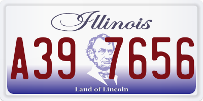 IL license plate A397656