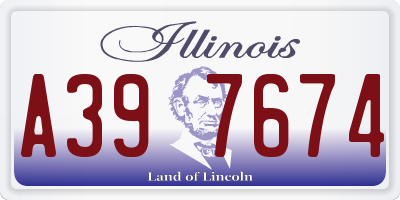 IL license plate A397674