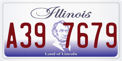 IL license plate A397679
