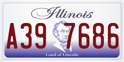 IL license plate A397686