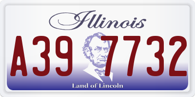 IL license plate A397732