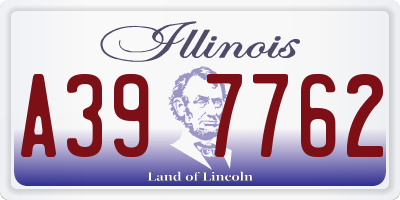 IL license plate A397762