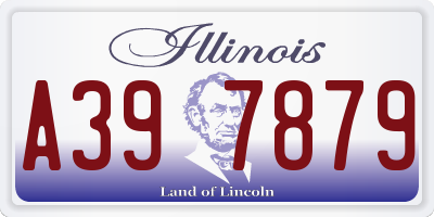 IL license plate A397879