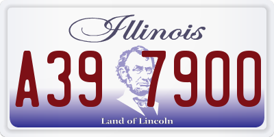 IL license plate A397900