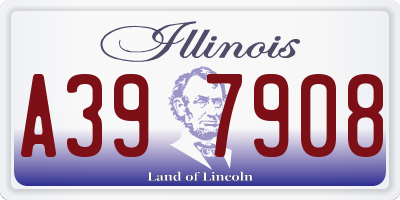 IL license plate A397908