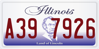 IL license plate A397926