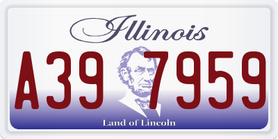 IL license plate A397959