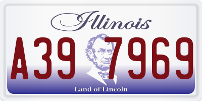 IL license plate A397969