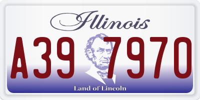 IL license plate A397970
