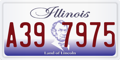 IL license plate A397975