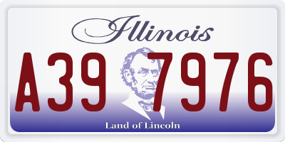 IL license plate A397976