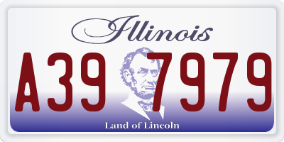 IL license plate A397979