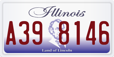 IL license plate A398146