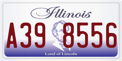 IL license plate A398556