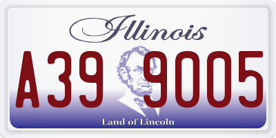 IL license plate A399005
