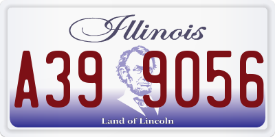 IL license plate A399056