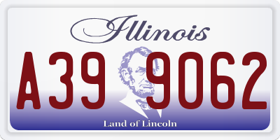 IL license plate A399062