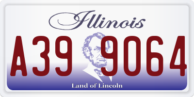 IL license plate A399064
