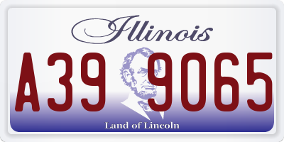 IL license plate A399065