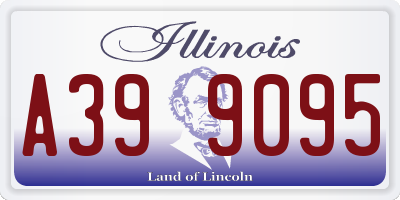 IL license plate A399095