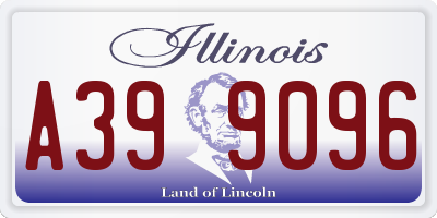 IL license plate A399096