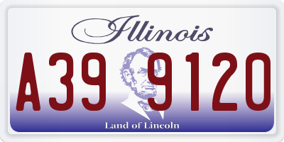IL license plate A399120