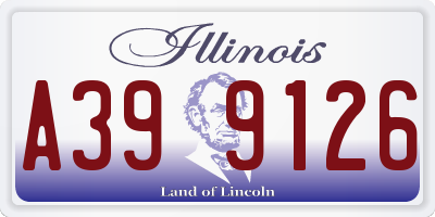IL license plate A399126