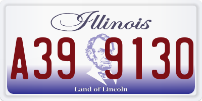 IL license plate A399130