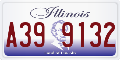 IL license plate A399132