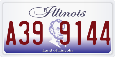 IL license plate A399144