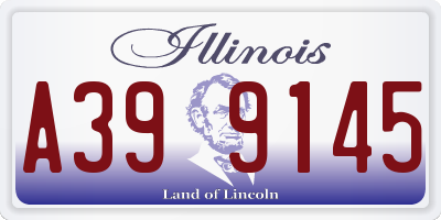 IL license plate A399145