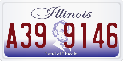 IL license plate A399146