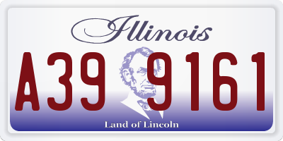 IL license plate A399161