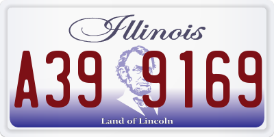 IL license plate A399169