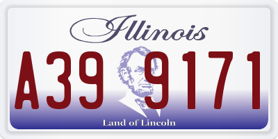 IL license plate A399171