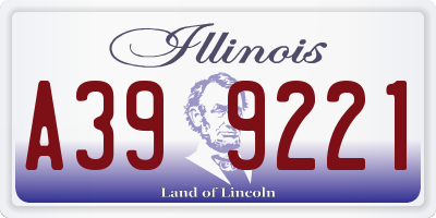 IL license plate A399221
