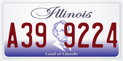 IL license plate A399224