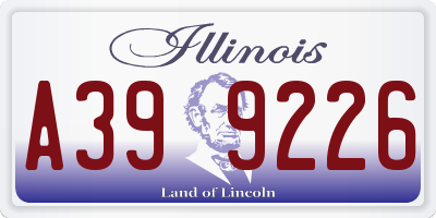 IL license plate A399226