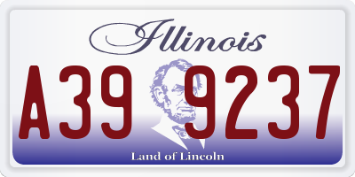 IL license plate A399237