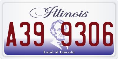 IL license plate A399306