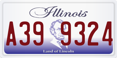 IL license plate A399324