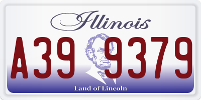 IL license plate A399379