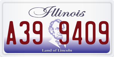 IL license plate A399409