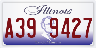 IL license plate A399427